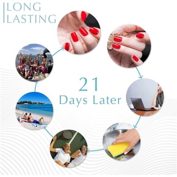 Gel Nail Polish Kit with 36W Lamp - Picture 5 of 7